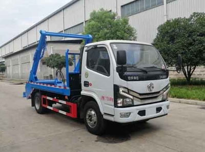 1. Swing arm garbage truck, DFAC chassis