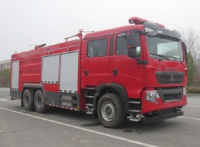 2. Dry powder & water, 10ton, Howo chassis